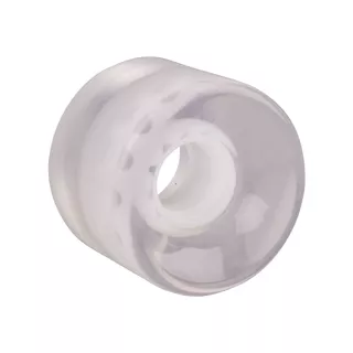 Przezroczyste kółko do deskorolki typu penny board fiszka 60*45 mm - Żółty - Biały