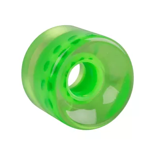 Przezroczyste kółko do deskorolki typu penny board fiszka 60*45 mm - Żółty - Zielony