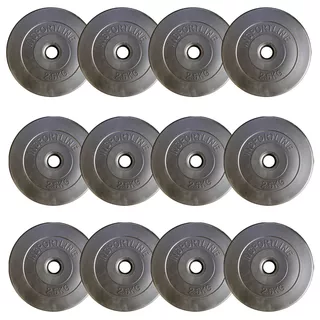 Ławka ze stojakiem, gryfami i obciążeniami inSPORTline CEM 180+40 cm/30 mm 5-105kg