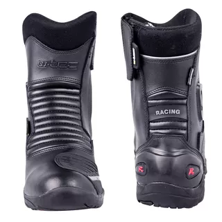 Skórzane buty motocyklowe W-TEC Bangoff - Czarny