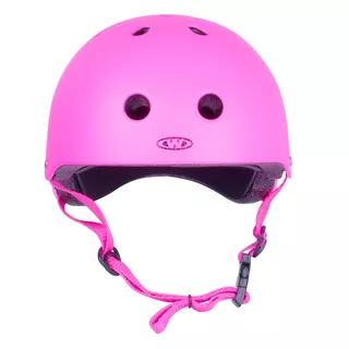 Kask na rolki, deskorolkę, fiszke WORKER Neonik PNK - Różowy