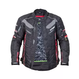 Męska kurtka motocyklowa W-TEC Kamicer - Czarno-szary