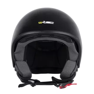 Kask motocyklowy otwarty na skuter W-TEC FS-710S Revolt Black - Czarny z gwiazdą