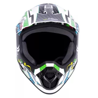 Kask Downhill na rower motor enduro W-TEC FS-605 Allride - Blue Ritual