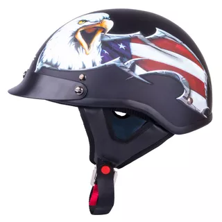 Kask motocyklowy otwarty W-TEC V531 chopper - Matt.czarny