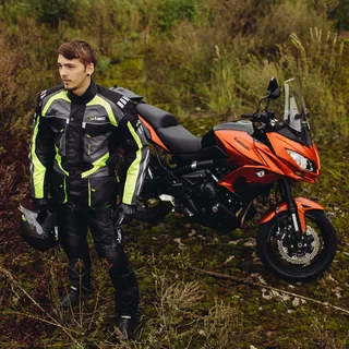 Kask motocyklowy W-TEC NK-850 otwierany + BLENDA - Biały błyszczący