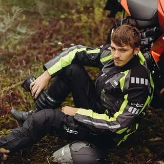 Kask motocyklowy W-TEC NK-850 otwierany + BLENDA - Biały błyszczący