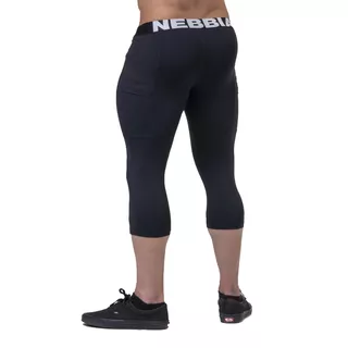 Legginsy 3/4 męskie Nebbia Legend of Today 188 - Czarny