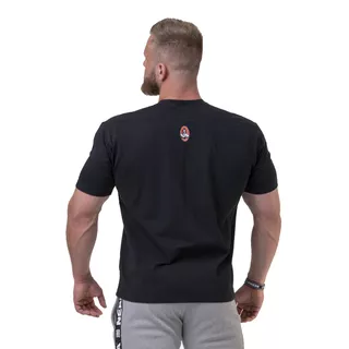 Koszulka męska T-shirt Nebbia Golden Era 192 - Czarny