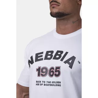 Koszulka męska T-shirt Nebbia Golden Era 192 - Czarny