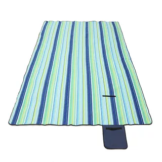 Koc piknikowy mata plażowa inSPORTline Livetino 300x200 cm - noc hibiskusowa