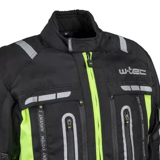 Kurtka dla motocyklistów W-TEC Gelnair - Czarno-zielony