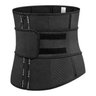 Gorset fitness stabilizująco wyszczuplający inSPORTline Corwaist - Czarny