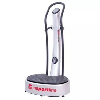 Platforma wibracyjna domowa inSPORTline Lotos - OUTLET - Srebrny