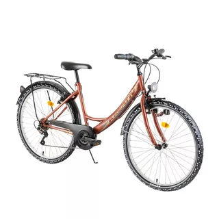 Rower miejski Kreativ 2614 26" 3.0 - Zielony - Pearl Copper