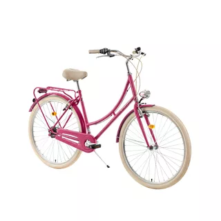Rower miejski DHS Citadinne 2636 26" - OUTLET - Jasnozielony