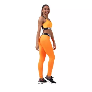Legginsy damskie Nebbia Squad Hero Scrunch Butt 528 - Pomarańczowy
