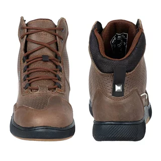 Męskie skórzane buty motocyklowe W-TEC Colton - Brązowy