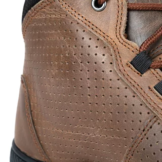 Męskie skórzane buty motocyklowe W-TEC Colton - Brązowy