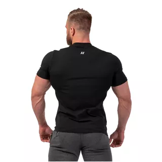 Męska koszulka T-shirt Nebbia Minimalist Logo 291 - Biały