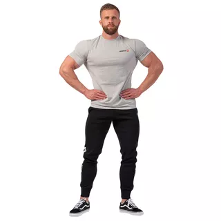 Męska koszulka T-shirt Nebbia Minimalist Logo 291 - Biały