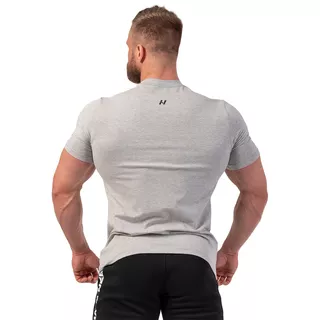 Męska koszulka T-shirt Nebbia Minimalist Logo 291 - Biały