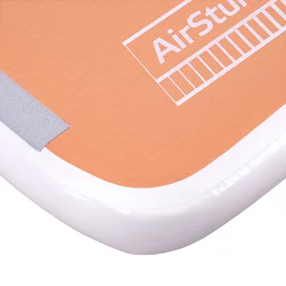 Ścieżka akrobatyczna Airtrack inSPORTline Airstunt 400x100x10 cm mocha mousse z pompką i torbą