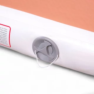 Ścieżka akrobatyczna Airtrack inSPORTline Airstunt 400x100x10 cm mocha mousse z pompką i torbą