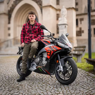 Spodnie motocyklowe męskie jeansy W-TEC Wallbridge Olive - Oliwkowa zieleń