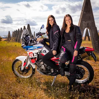 Damskie spodnie motocyklowe W-TEC Durmanes Lady - Czarno-różowy