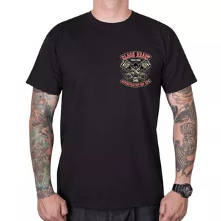Koszulka motocyklowa T-shirt BLACK HEART Rascal