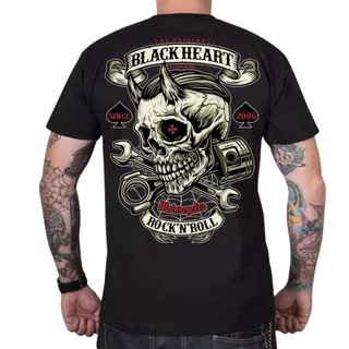 T-shirt koszulka męska BLACK HEART Liberty