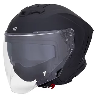 Kask motocyklowy W-TEC Voltik ∙ blenda przeciwsłoneczna ∙ podnoszony wizjer ∙ kompatybilny z interkomem ∙ ECE 22.06 - czarny mat