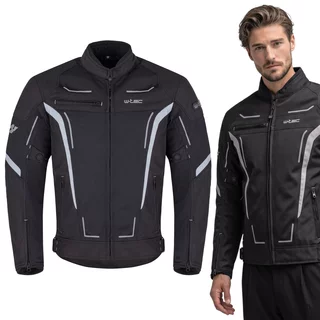 Letnia męska kurtka motocyklowa W-TEC Mirelio ∙ wentylacja AirVent ∙ ochraniacze CE ∙ membrana wodoodporna