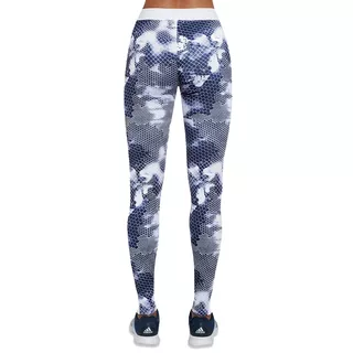 Damskie sportowe legginsy BAS BLACK Code - Biało-niebieski