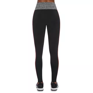 Damskie sportowe legginsy BAS BLACK Extreme - Czarno-szaro-czerwony