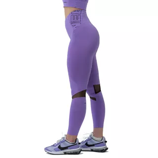 Legginsy damskie z wysokim stanem Nebbia FIT Activewear 443 - Czarny