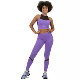 Legginsy damskie z wysokim stanem Nebbia FIT Activewear 443 - Czarny