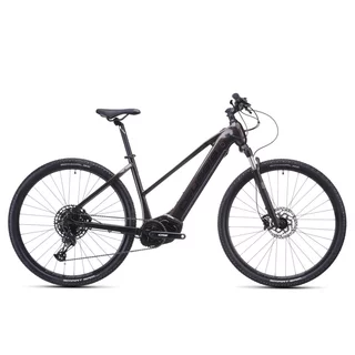 Rower elektryczny crossowy Crussis ONE-Cross Low 9.11 715Wh 28" - model 2026 ∙ silnik centralny Panasonic ∙ bateria LG 715 Wh ∙ amortyzator