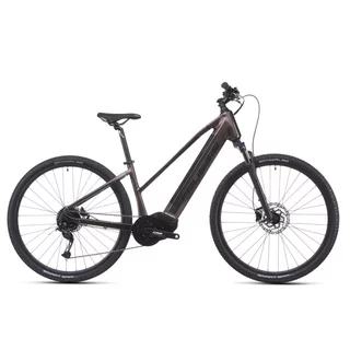 Damski crossowy rower elektryczny Crussis ONE-Cross Low 7.11 691Wh 28" - model 2026 ∙ silnik 75 Nm ∙ bateria 691 Wh ∙ napęd 9-biegowy
