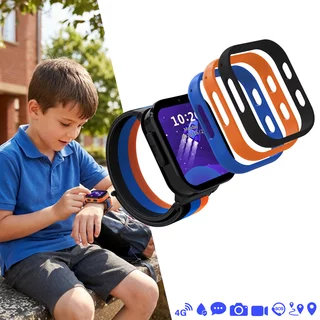 Smartwatch dziecięcy inSPORTline Cubbio ∙ wymienne ramki ∙ śledzenie GPS ∙ przycisk SOS ∙ połączenia głosowe ∙ IP 67 ∙ karta SIM