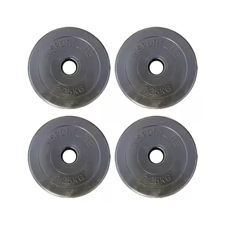 Ławka ze stojakiem, gryfami i obciążeniami inSPORTline CEM 180+40 cm/30 mm 5-105kg