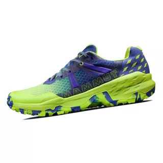 Męskie buty trekkingowe MAMMUT Sertig II Low Men - black-vibrant orange - highlime-dark ice