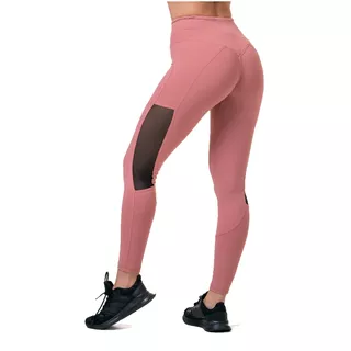 Damskie legginsy z wysokim stanem Nebbia Mesh 573 - Czarny