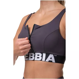 Biustonosz sportowy Nebbia Smart Zip 578 - Marron 5