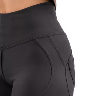 Damskie legginsy z wysokim stanem Nebbia Lifting Effect Bubble Butt 587 - Kremowy