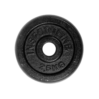Obciążenie żeliwne na gryf inSPORTline CastCzech 2,5 kg 30 mm