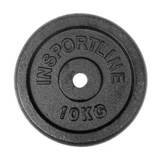 Obciążenie żeliwne na gryf inSPORTline CastCzech 10 kg 30 mm