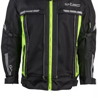 Kurtka dla motocyklistów W-TEC Gelnair - Czarno-zielony