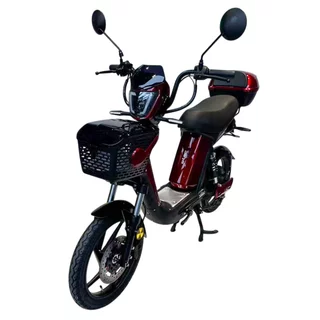 Skuter elektryczny W-TEC E-Greta II 12Ah 18" ∙ silnik 350 W ∙ zasięg do 50 km ∙ nośność 120 kg ∙ akumulator 15 Ah - Czerwony